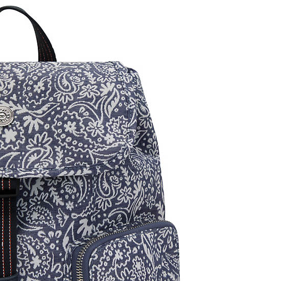 Sacs À Dos Kipling Anto Woodstock Blanche Bleu | FR 1676SG